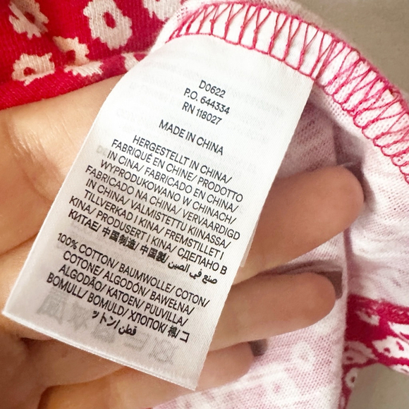 Boden Jersey Mini Dress Women's Size 10 Red White - Picture 9 of 11